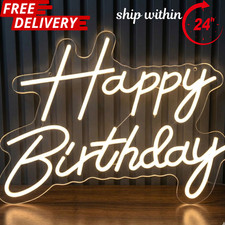 Happy Birthday Neon Sign For