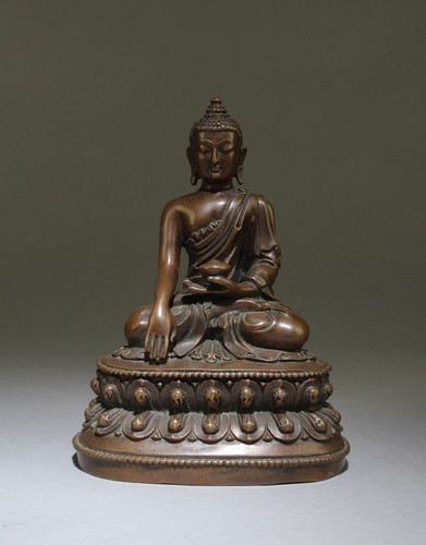 Chinese bronze buddha statue - chinese,