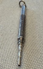 Antique Sterling Silver Propelling Pencil Victorian