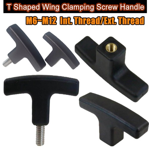 Shaped wing clamping screw - t,