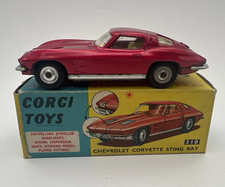 Corgi Toy 310 Chevrolet Corvette Stingray. Good in good original box