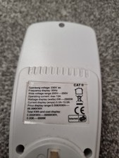 UK Power Meter Plug. Energy
