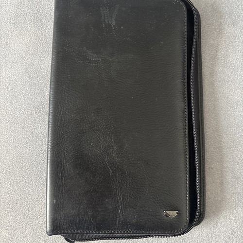 Vintage black leather - vintage,