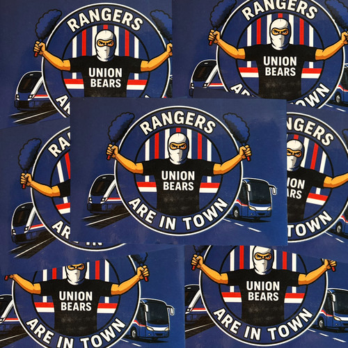 Rangers are town stickers - are, in