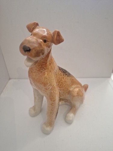 Vintage porcelain figurine - vintage, dog