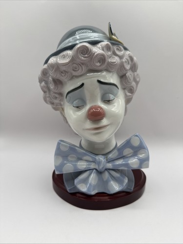 Vintage lladro sad clown - vintage, clown"
