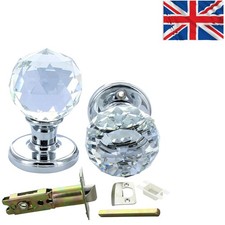 Faceted Crystal Glass Mortice