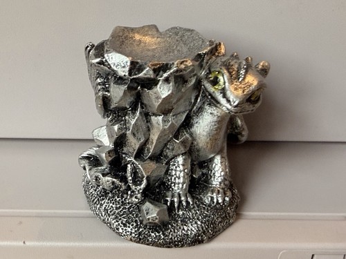 Silver colour sphere holder - silver,
