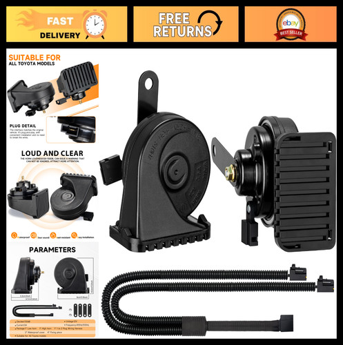 Dual tone electric car horn - electric,