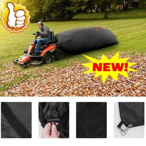 Yard sweeper bag tractor - sweeper,