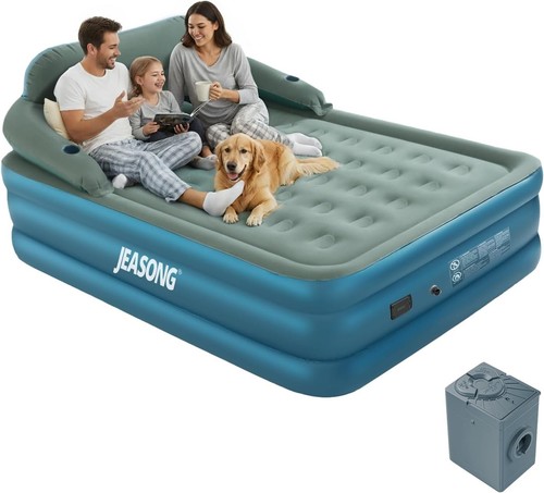Air bed with built battery - with,