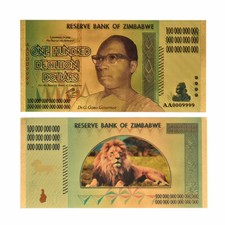 Zimbabwe 100 Decillion Dollars
