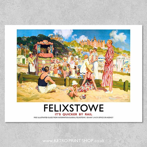 Lner felixstowe poster - poster,