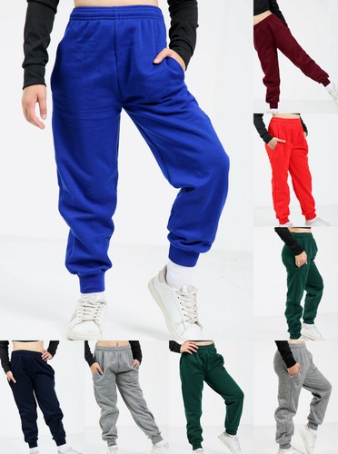 Girls kids plain joggers - plain,