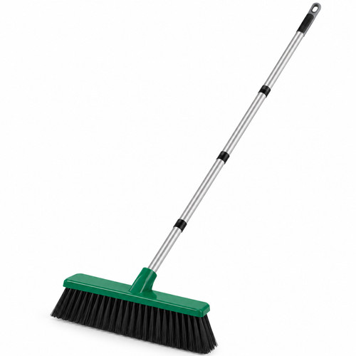 Outdoor yard broom 12in - broom, heavy
