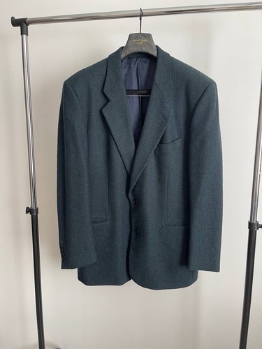 Vintage dark green - green, wool