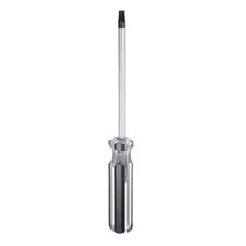 Magnetic Torx Screwdriver 5x100mm Rod T25H Star Head Screw Driver, Black