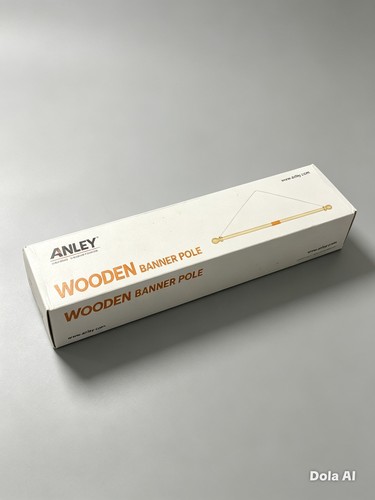 Anley wooden banner - banner, pole