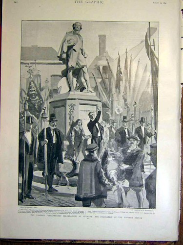 Original old antique - original, print