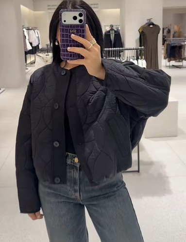 Zara oversized quilted - zara,