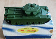 Dinky Supertoys 651 Centurion Tank Gun Green with Box 1950's Military  NO 2