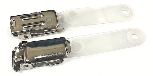 Crocodile badge clips - id, for