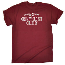 Official Member Grumpy Old Git Club - Mens Funny Novelty T Shirt T-Shirt Tshirts