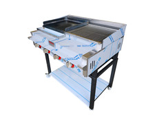 4 BURNER CHARCOAL GRILL FLAME