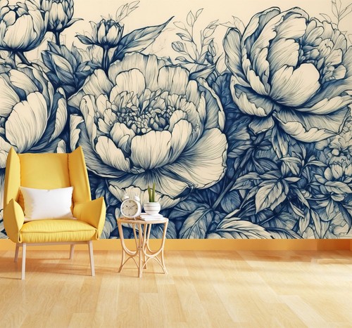 Vintage flower illustration - vintage,