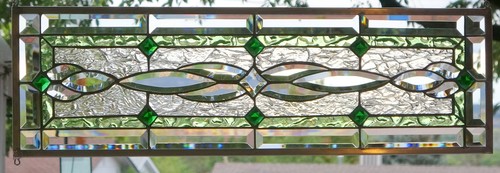 Stained glass transom window - stained,