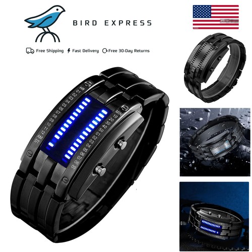 Men led digital binary - men's,
