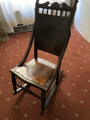 Antique wooden rocking - antique, chair