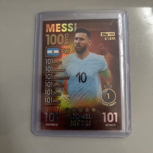 Lionel messi 100 club topps - 100,