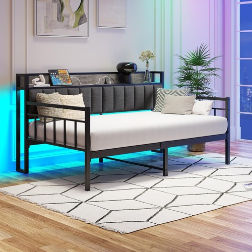 Single bed frame - bed, storage