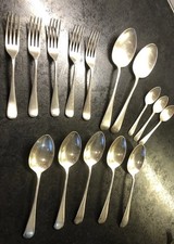 Vintage Viners Silver Plate Old English Style Cutlery Bundle