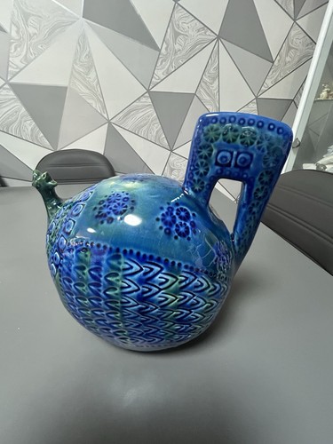 Vintage 70s italian blue big - italian,