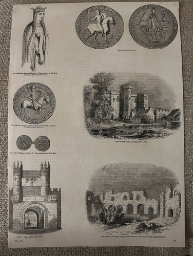 Antique print king - antique,