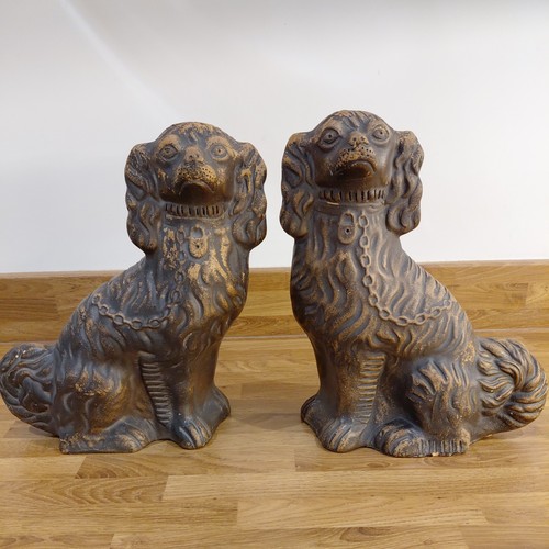 Pair staffordshire spaniel - staffordshire,