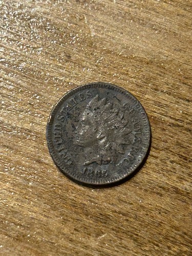 1865 indian cent - 1865, vf