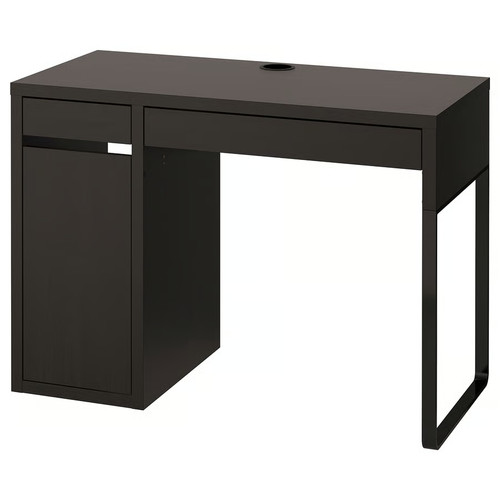 Ikea micke desk black brown - ikea, black-brown