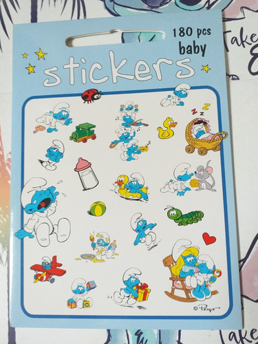 Smurfs stickers baby - (180, pcs)