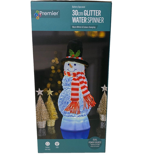 Christmas led glitter - glitter, water