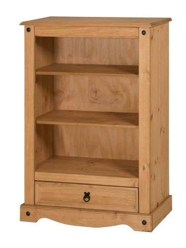 Corona bookcase solid pine - solid,