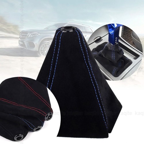 Car suede leather manual gear - suede,