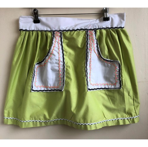 Vintage lime green cotton - vintage,