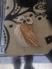 Ceramic Owl Figurine
