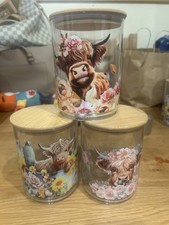 Highland Cow Tea Coffee Sugar