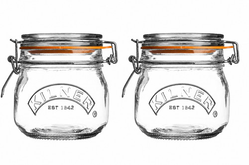 Kilner round glass small - glass, jam