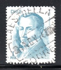 CHILE – 1 Peso stamp –