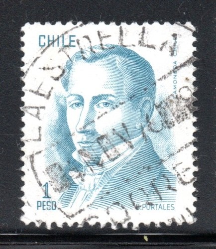 Chile peso stamp - –,